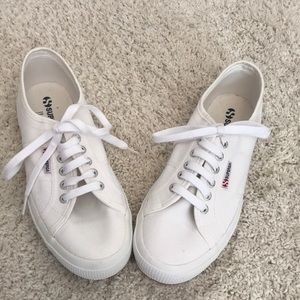 Classic white superga sneakers